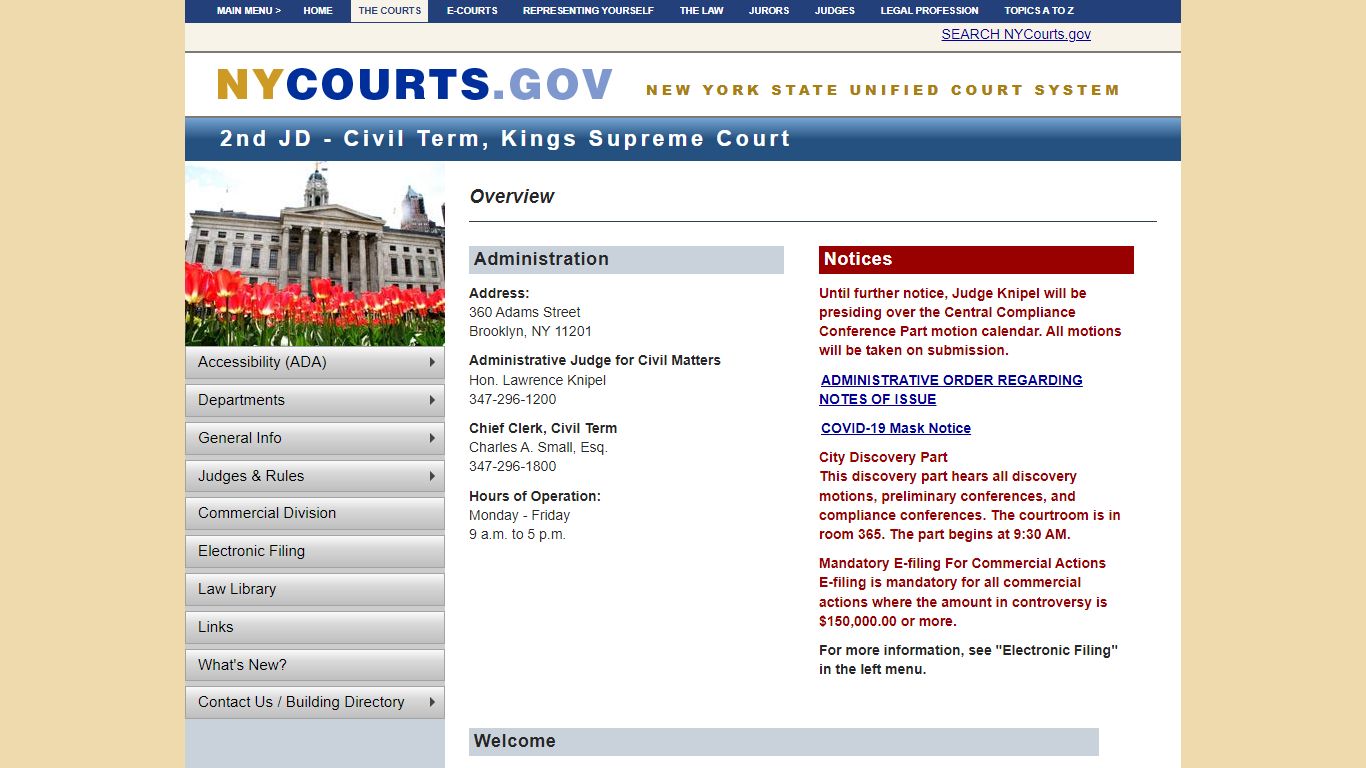 2JD Supreme Civil Home Page | NYCOURTS.GOV - Judiciary of New York